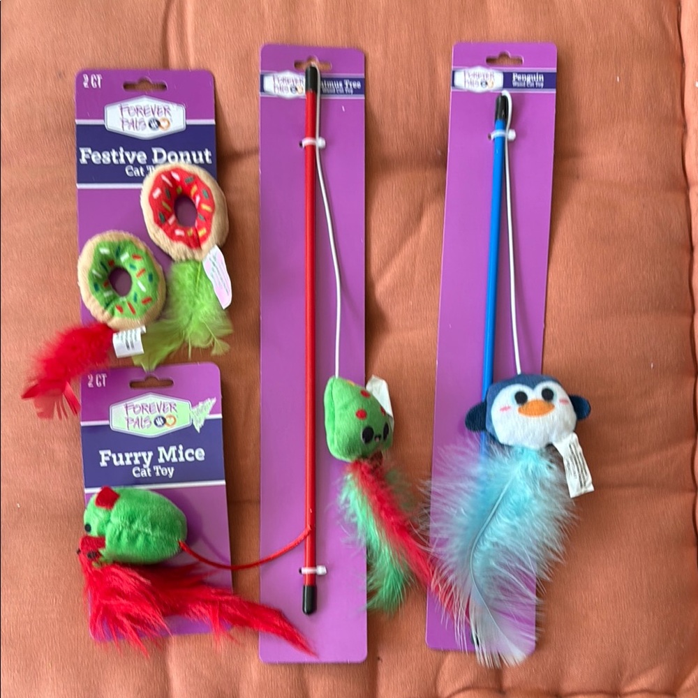Set/4 Cat Toys